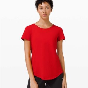 LULULEMON Love crew dark red size 12